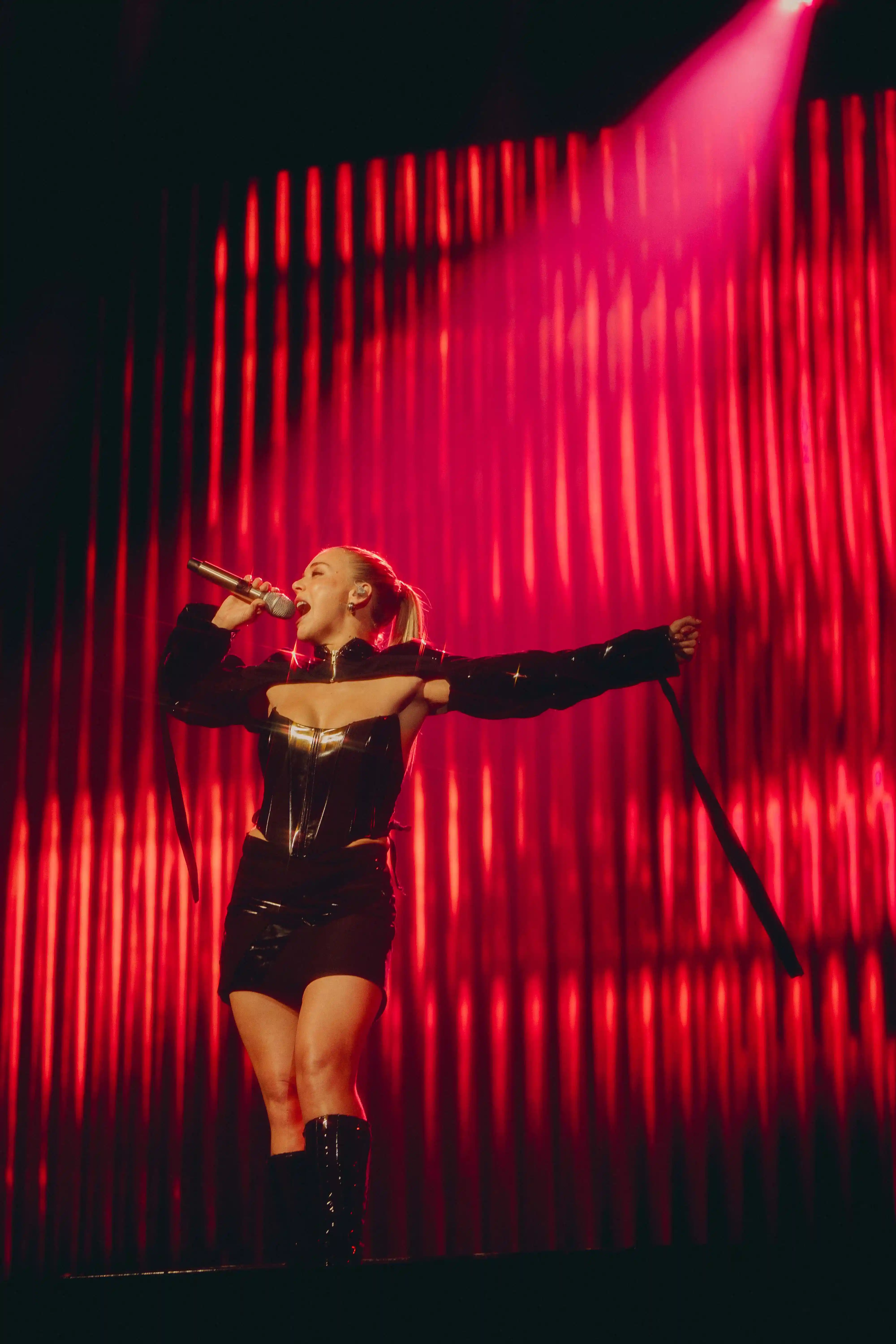 Live shot of Becky Hill