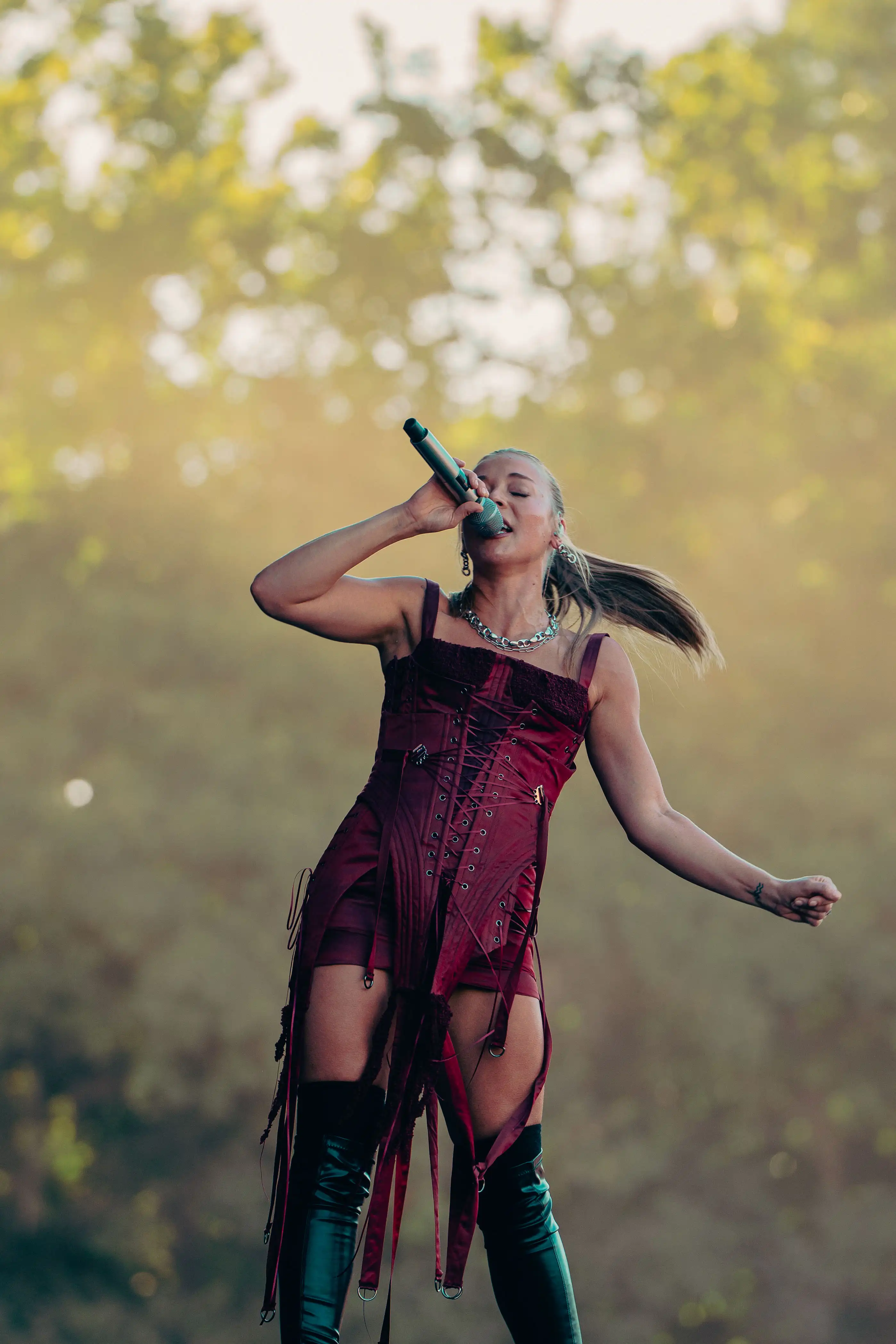 Becky Hill oN stage live